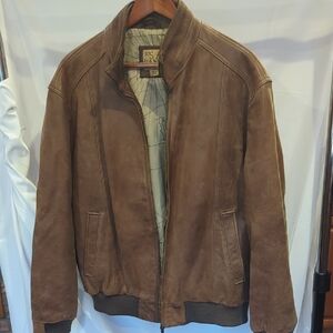Jos. A. Bank Leather Jacket - Size Medium